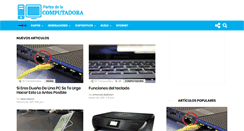 Desktop Screenshot of partesdelacomputadora.info